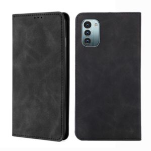 For Nokia G21 / G11 Skin Feel Magnetic Horizontal Flip Leather Phone Case(Black) (OEM)