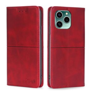 For Honor 60 SE Cow Texture Magnetic Horizontal Flip Leather Phone Case(Red) (OEM)