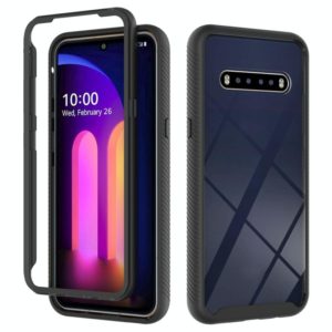 For LG V60 ThinQ Starry Sky Solid Color Series Shockproof PC + TPU Protective Case(Black) (OEM)
