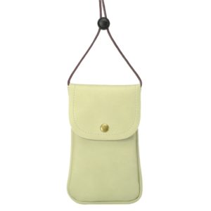 Universal Vertical PU Leather Case / Phone Leather Bag with String(Green) (OEM)