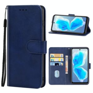 Leather Phone Case For Tecno Camon 18 / 18P(Blue) (OEM)