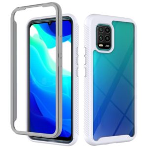 For Xiaomi 10 Lite 5G Starry Sky Solid Color Series Shockproof PC + TPU Protective Case(White) (OEM)