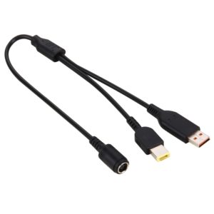 PD 100W 18.5-20V Big Square to USB-C / Type-C Nylon Braid Cable for Lenovo Laptop Notebook, Length: about 30cm (OEM)