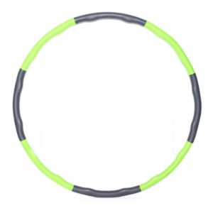 Removable Foam Thin Waist Fitness Ring(Green Gray 8 Sections) (OEM)