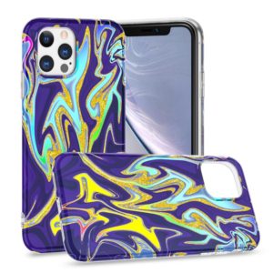 For iPhone 11 Pro Laser Glitter Watercolor Pattern Shockproof Protective Case (FD3) (OEM)