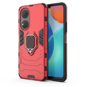 For Honor Play 30 Plus Shockproof PC + TPU Holder Phone Case(Red) (OEM)