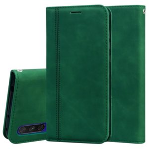 For Xiaomi Mi CC9 / A3 Lite / Mi 9 Lite Frosted Business Magnetic Horizontal Flip PU Leather Case with Holder & Card Slot & Lanyard(Green) (OEM)