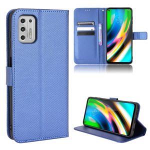 For Motorola Moto G Stylus 2021 Diamond Texture Leather Phone Case(Blue) (OEM)