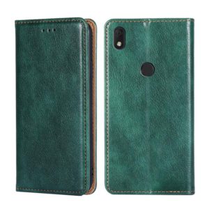 For Alcatel Axel / Lumos Pure Color Magnetic Leather Phone Case(Green) (OEM)