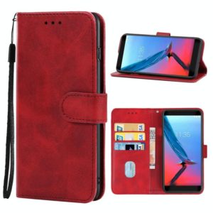 Leather Phone Case For ZTE Blade V9 Vita(Red) (OEM)