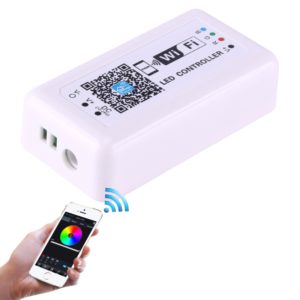 Wifi RGB LED Remote Controller, Support iOS 6 or later & Android 2.3 or later, DC 12-24V (OEM)