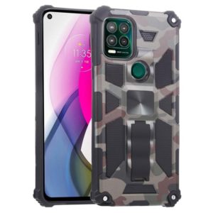 For Motorola Moto G Stylus 5G Camouflage Armor Shockproof TPU + PC Magnetic Protective Case with Holder(Army Green) (OEM)