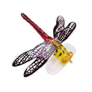 QT01 7cm / 6g Flying Fishing Bait Long Hook Bionic Dragonfly Bait(D (Orange)) (OEM)