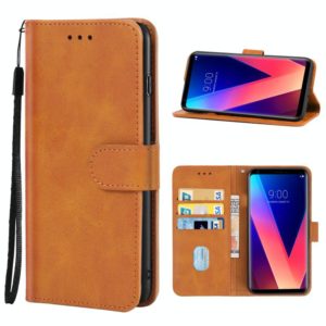 Leather Phone Case For LG V30+(Brown) (OEM)