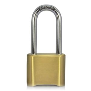 Brass Large Long Warehouse Door Logistics 4 Bit Password Lock (OEM)