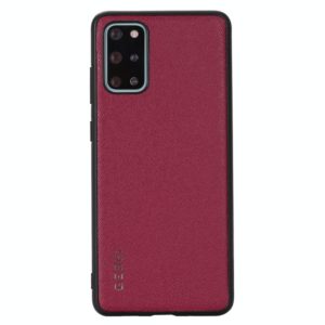 For Galaxy S20+ GEBEI Full-coverage Shockproof Leather Protective Case(Red) (GEBEI) (OEM)