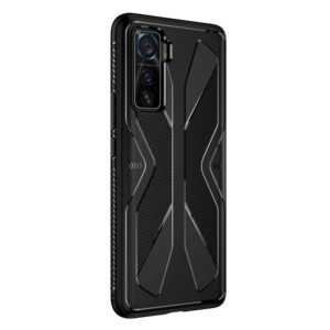For vivo iQOO 5 Butterfly Shadow Shockproof Rubber TPU Protective Case(Black) (OEM)