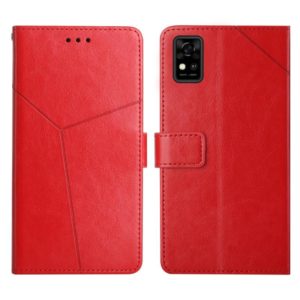 For ZTE Blade A31 Y Stitching Horizontal Flip Leather Phone Case(Red) (OEM)
