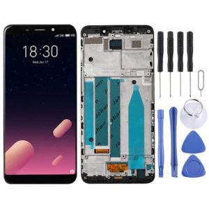TFT LCD Screen for Meizu M6s M712H M712Q Digitizer Full Assembly with Frame(Black) (OEM)