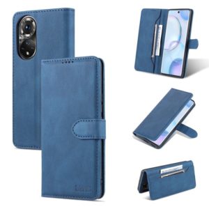 For Honor 50 AZNS Dream II Skin Feel PU+TPU Horizontal Flip Leather Case with Holder & Card Slots & Wallet(Blue) (AZNS) (OEM)