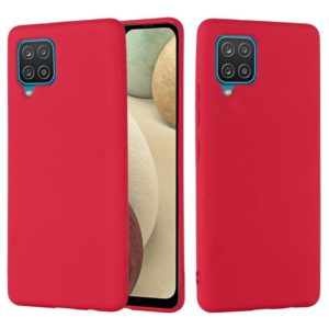 For Samsung Galaxy A22 4G Solid Color Liquid Silicone Dropproof Full Coverage Protective Case(Red) (OEM)