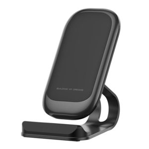 Z01 15W Multifunctional Desktop Wireless Charger with Stand Function, Spec: MCU (Black) (OEM)
