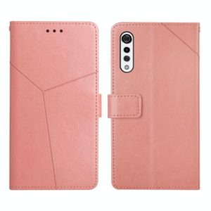 For LG Velvet 2 Pro Y Stitching Horizontal Flip Leather Phone Case(Rose Gold) (OEM)