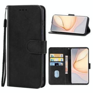Leather Phone Case For ZTE nubia Z40 Pro(Black) (OEM)