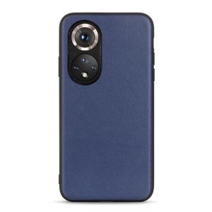 For Honor 50 Pro Accurate Hole Sheep Texture Leather Shockproof Case(Blue) (OEM)