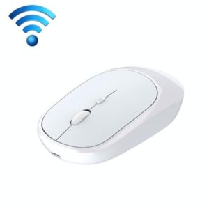 M030 4 Keys 1600DPI Laptop Office Mute Mouse, Style: Wireless (White) (OEM)