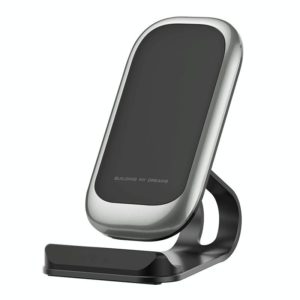 Z01 15W Multifunctional Desktop Wireless Charger with Stand Function, Spec: MCU (Silver) (OEM)