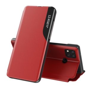 For Xiaomi Redmi 9C Attraction Flip Holder Leather Phone Case(Red) (OEM)