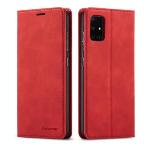 For Samsung Galaxy A31 Forwenw Dream Series Oil Edge Strong Magnetism Horizontal Flip Leather Case with Holder & Card Slots & Wallet & Photo Frame(Red) (Forwenw) (OEM)