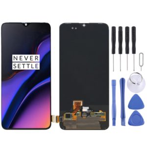 For OnePlus 6T with Digitizer Full Assembly OEM LCD Screen (Black) (OEM)