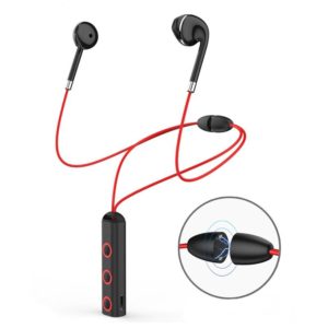BT313 Magnetic Earbuds Sport Wireless Headphone Handsfree bluetooth HD Stereo Bass Headsets with Mic(Red) (OEM)