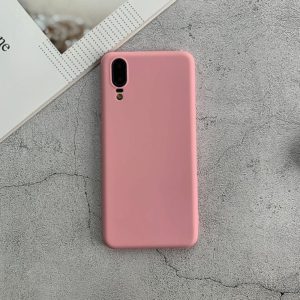 For Huawei P20 Shockproof Frosted TPU Protective Case(Pink) (OEM)