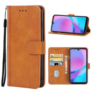 Leather Phone Case For Blackview OSCAL C20 / C20 Pro(Brown) (OEM)