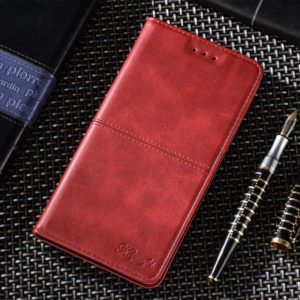 For Motorola Moto Edge+ 2022/Edge 30 Pro Cow Texture Magnetic Horizontal Flip Leather Phone Case(Red) (OEM)