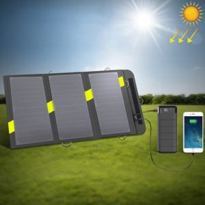 ALLPOWERS 20W 5V Solar Phone Charger Dual USB Output Portable Solar Panel (OEM)