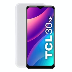 TPU Phone Case For TCL 30 SE / 305 / 306 / Sharp Aquos V6 / V6 Plus(Transparent White) (OEM)