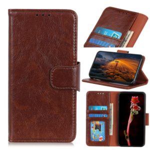 For iPhone 12 Pro MaX Napa Texture Horizontal Flip Leather Case with Holder & Card Slot & Wallet(Brown) (OEM)
