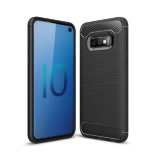 Brushed Texture Carbon Fiber TPU Case for Galaxy S10e (OEM)