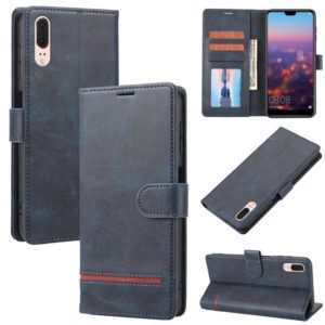 For Huawei P20 Classic Wallet Flip Leather Phone Case(Blue) (OEM)