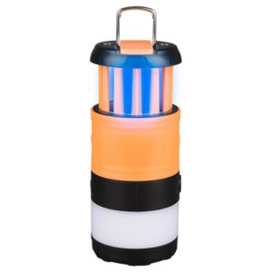 Outdoor LED Waterproof Electric Mosquito Killer Lamp Camping Lamp Flashlight(Orange) (OEM)