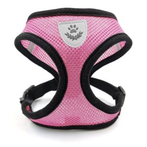 Pet Chest Strap Small Medium Dog Cat Breathable Dog Walking Vest, Size: S Chest Back(Pink) (OEM)
