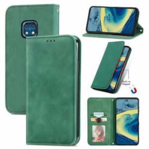 For Nokia XR 20 Retro Skin Feel Business Magnetic Horizontal Flip Leather Case with Holder & Card Slots & Wallet & Photo Frame(Green) (OEM)