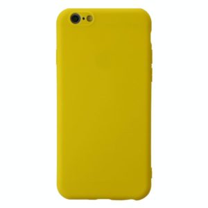 For iPhone 6 Shockproof Frosted TPU Protective Case(Yellow) (OEM)