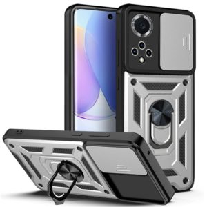 For Huawei nova 9 Sliding Camera Cover TPU+PC Phone Case(Silver) (OEM)