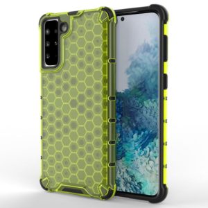 For Samsung Galaxy S21+ 5G Shockproof Honeycomb PC + TPU Protective Case(Green) (OEM)