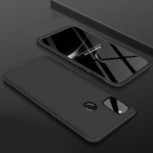 For Galaxy M30s GKK Three Stage Splicing Full Coverage PC Case(Black) (GKK) (OEM)